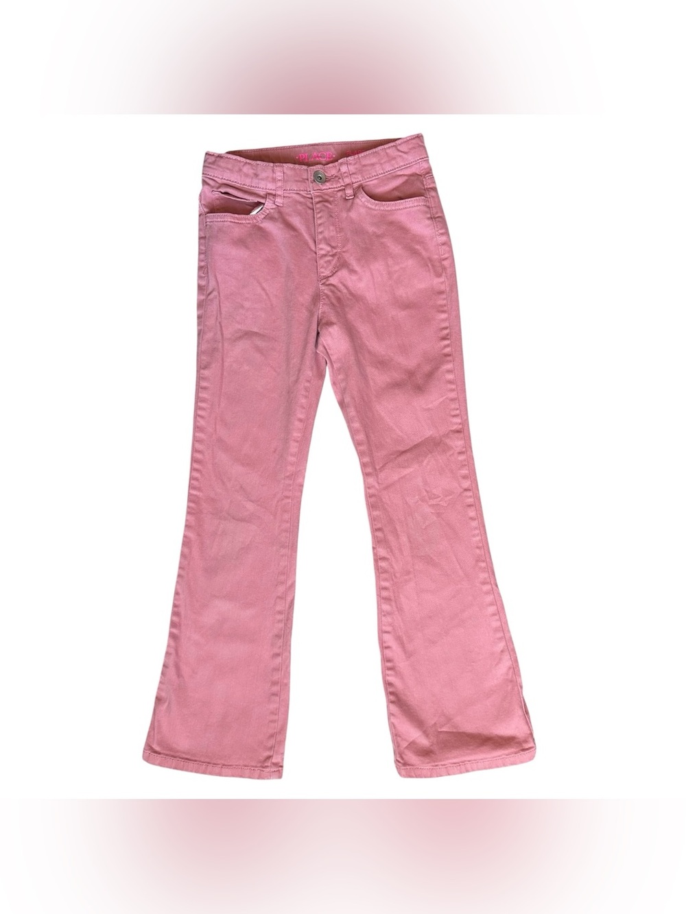 Children's place size 10 girls Flare medium pink stretch pants